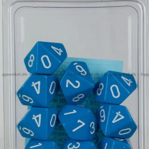 Beställ direkt | Tärningar Tio 10-sidiga (Light blue)
