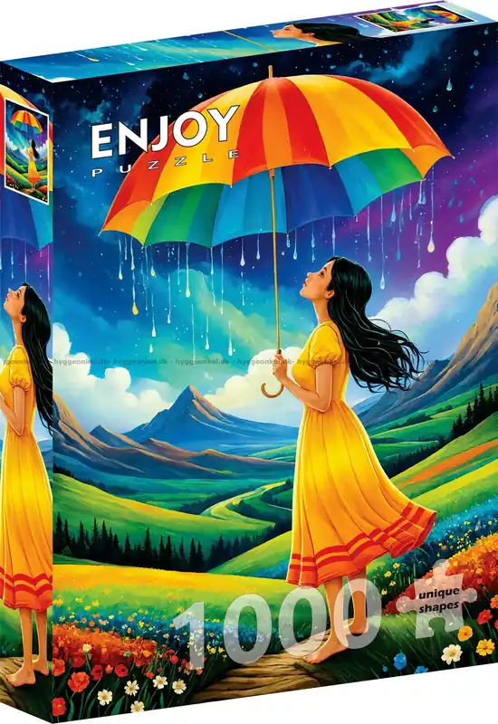 Nyhet hos oss - Under regnbågens paraply, 1000 bitar