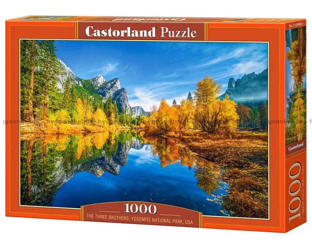 USA The Three Brothers, Yosemite National Park, 1000 bitar - Köp nu