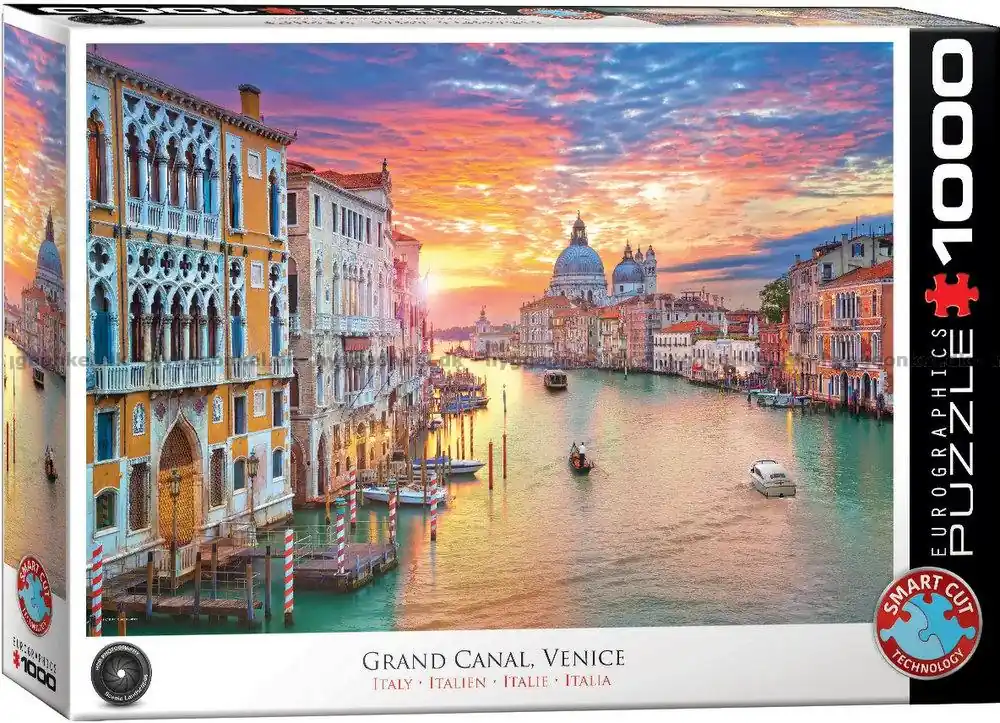 Hög kvalitet | Venedig Canal Grande, 1000 bitar