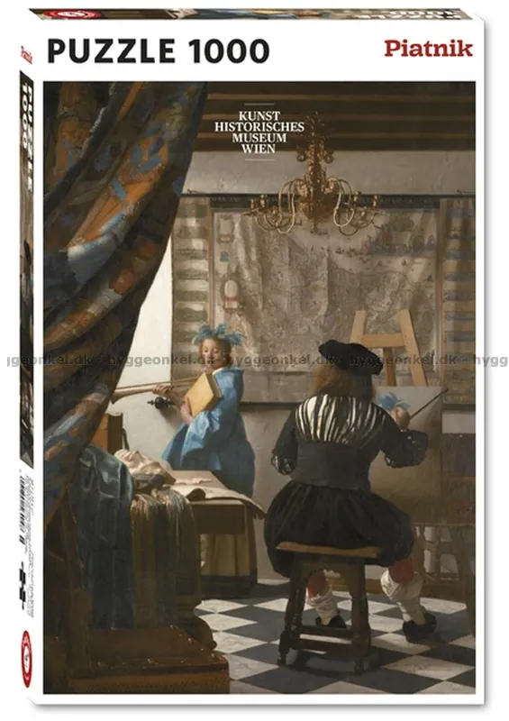 I lager - Vermeer Konstnären, 1000 bitar