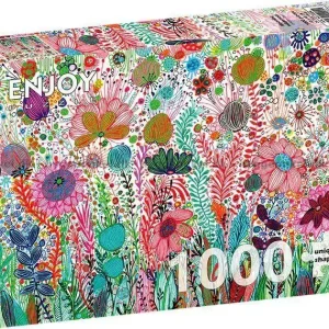Vildvuxande blomsteräng, 1000 bitar | I lager