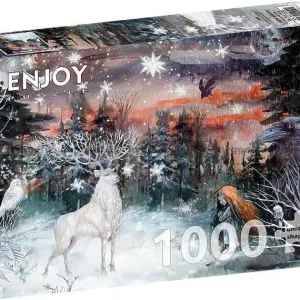 Bra pris just nu | Vintermagi i skogen, 1000 bitar