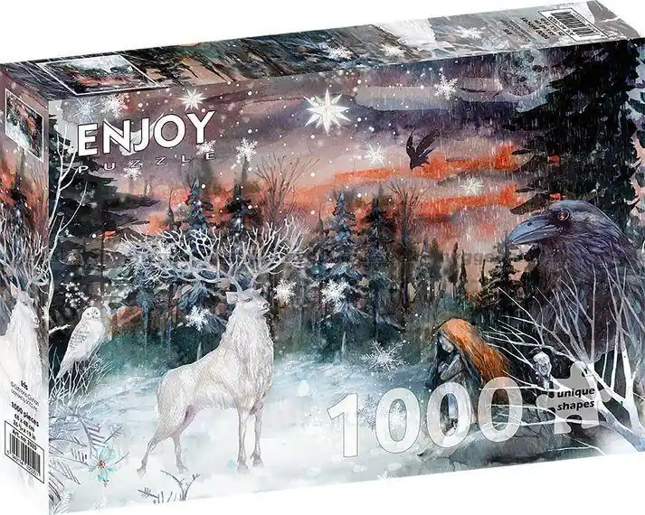 Bra pris just nu | Vintermagi i skogen, 1000 bitar
