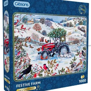 Vit jul på gården, 1000 bitar | Erbjudande