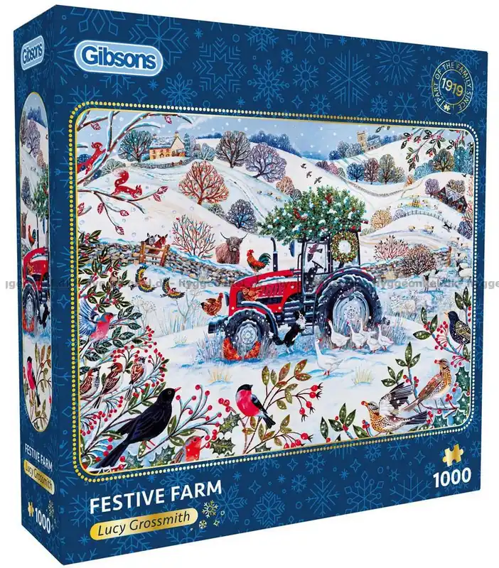 Vit jul på gården, 1000 bitar | Erbjudande