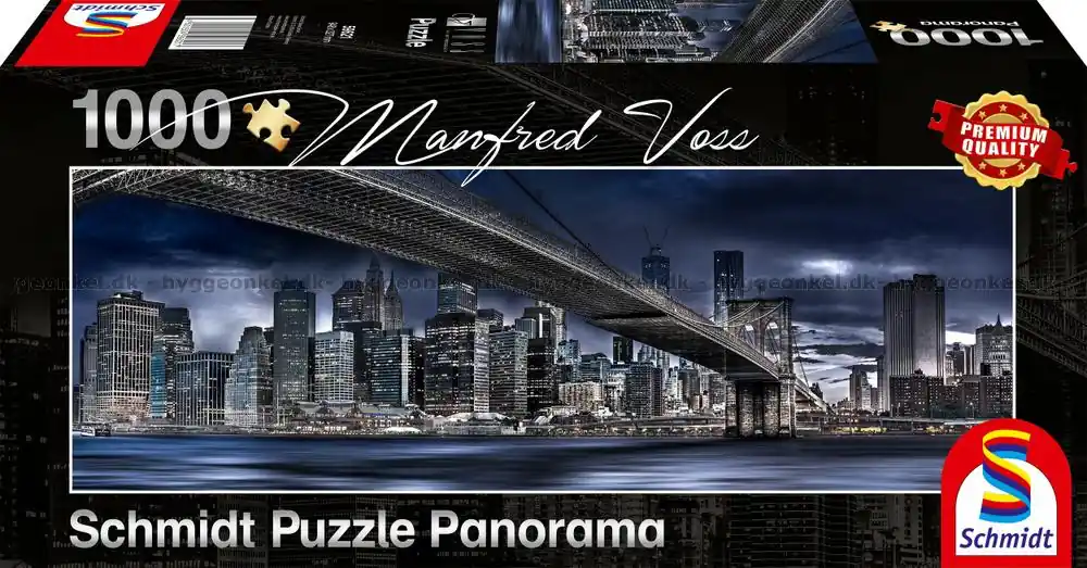 Voss Kväll i New York - Panorama, 1000 bitar - Handla online