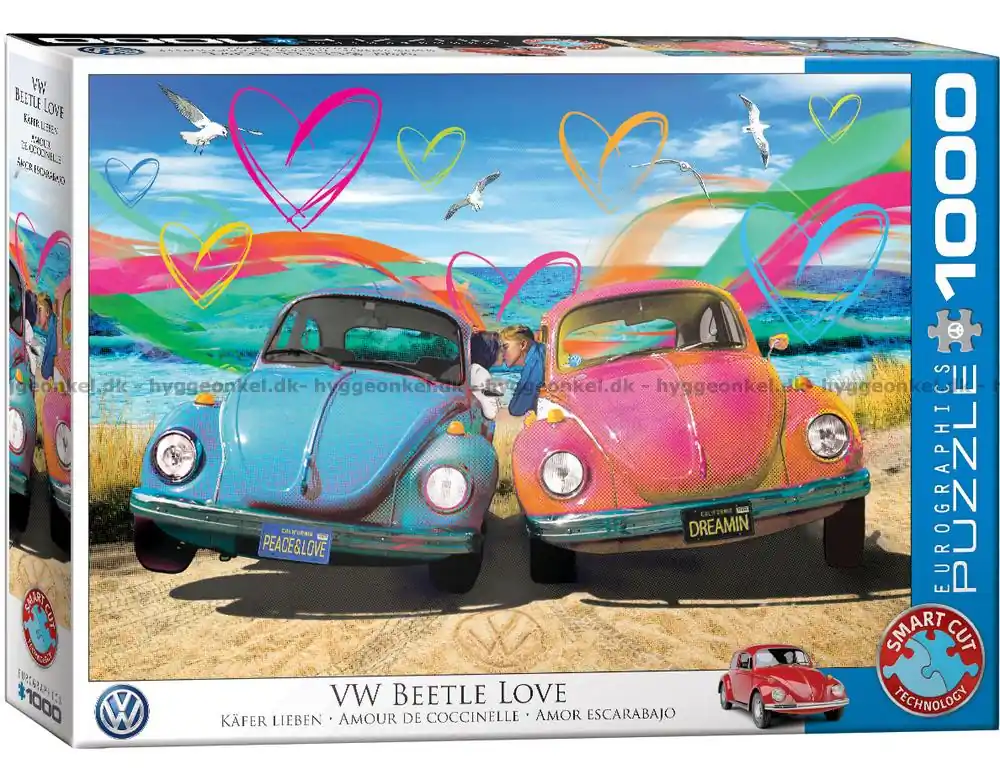 VW Beetle Kärlek, 1000 bitar - Erbjudandet går snart ut