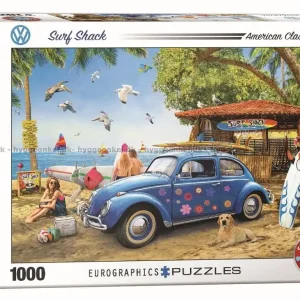 Professionell kvalitet | VW Beetle Stranden, 1000 bitar