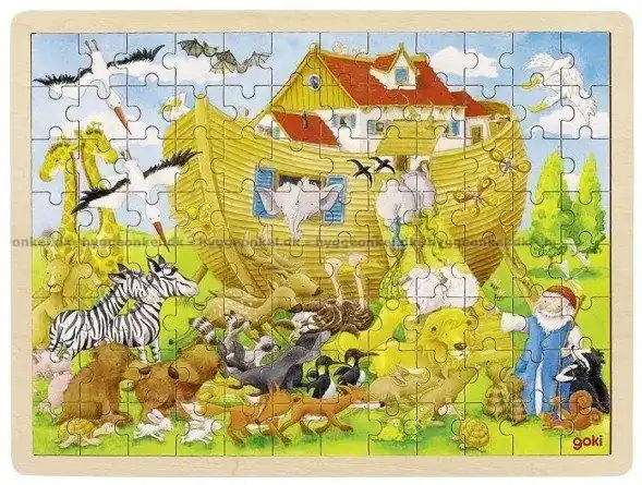Snabb leverans | Välkommen till Noas ark - Rampussel, 96 bitar