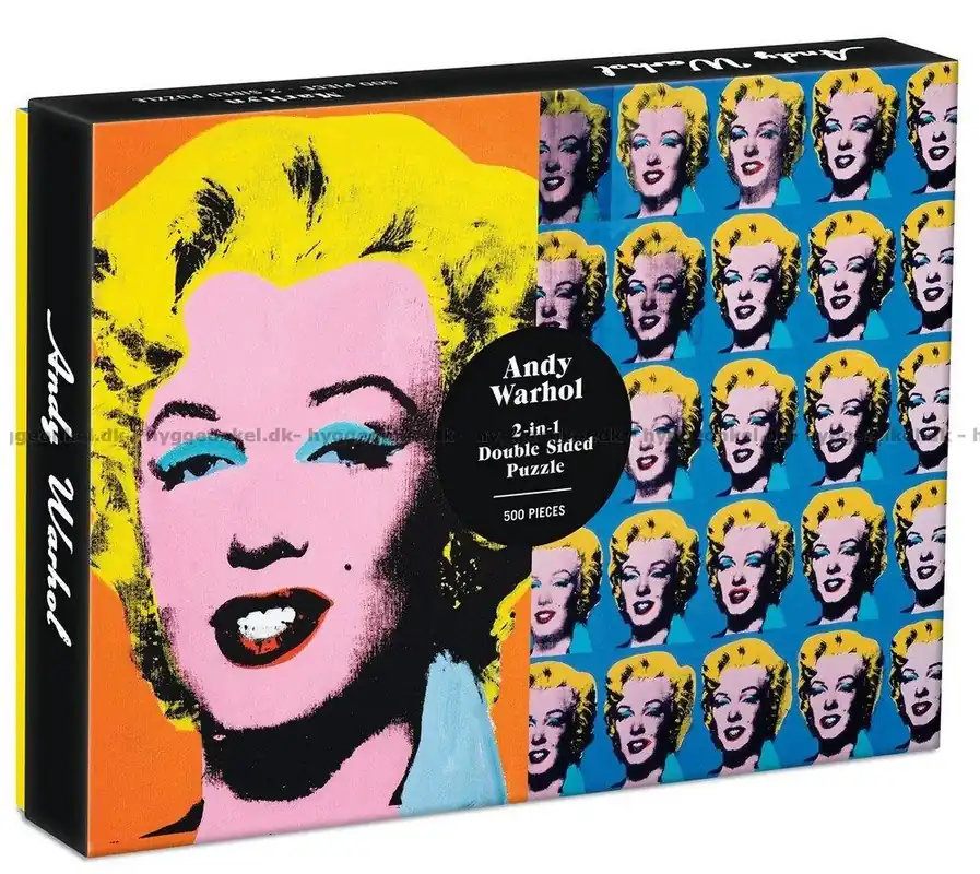 Riktigt fynd | Warhol Marilyn - Dubbelsidig, 500 bitar
