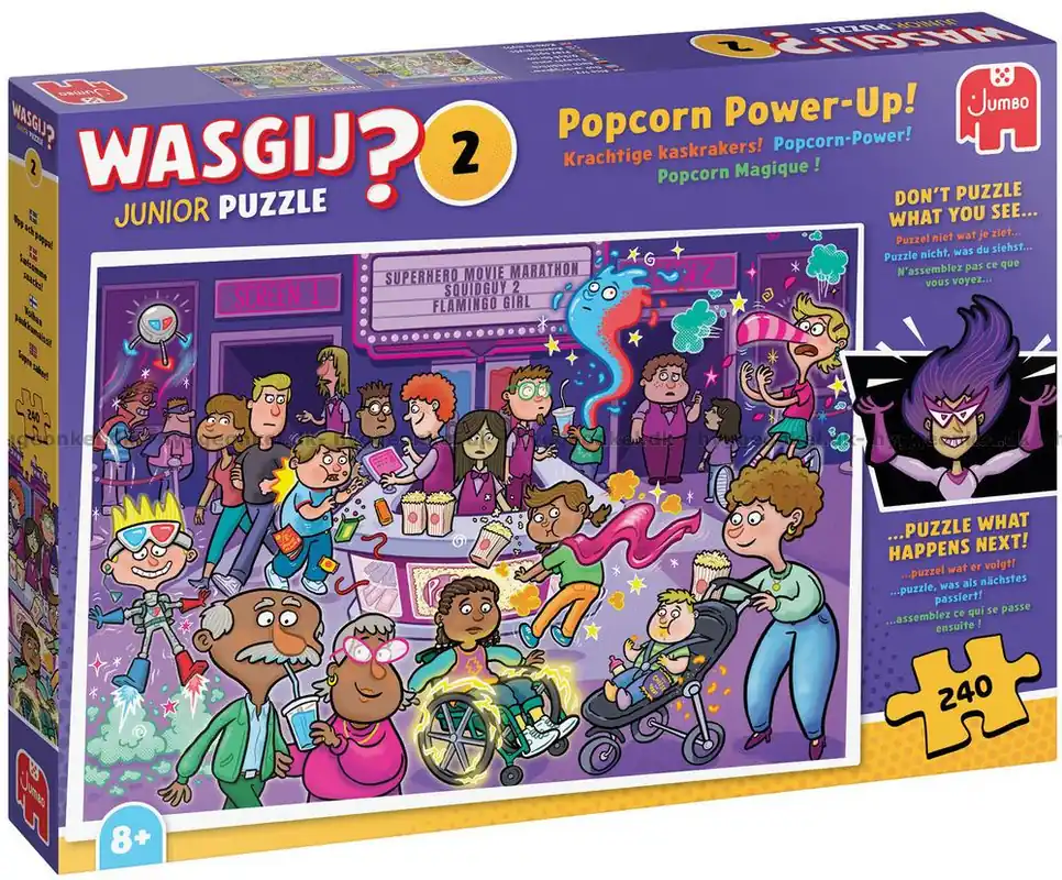 Wasgij Junior 2 - Upp och poppa!, 240 bitar | Kundfavorit