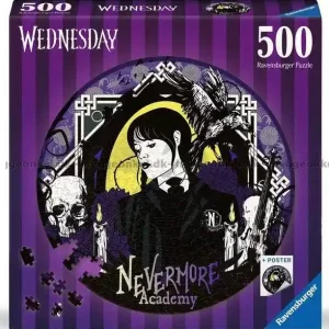 Wednesday - Runt pussel, 500 bitar | Tillverkarpris