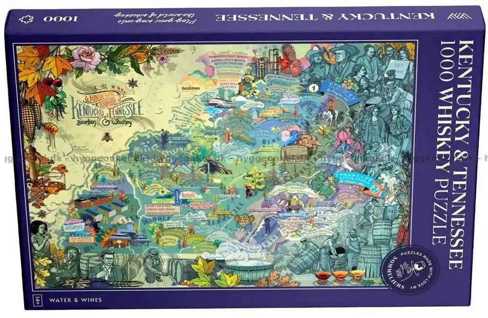 Whisky Kentucky & Tennessee, 1000 bitar | Kanonpris