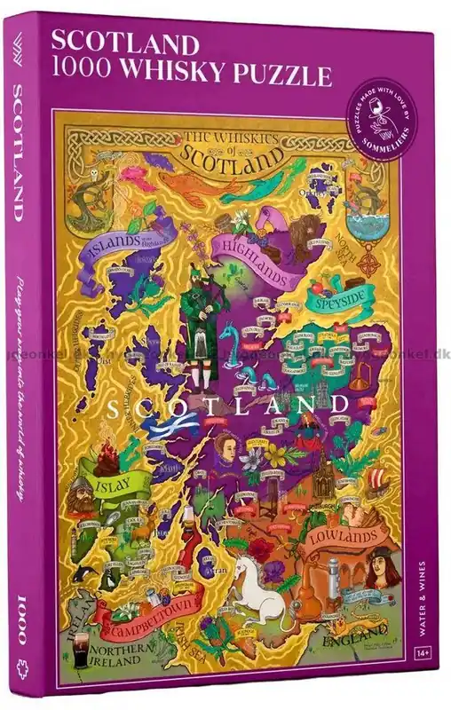 Whisky Skottland, 1000 bitar - Slutrea