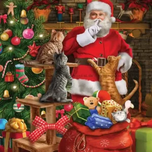 Erbjudande | Wood Katterna firar jul, 300 bitar