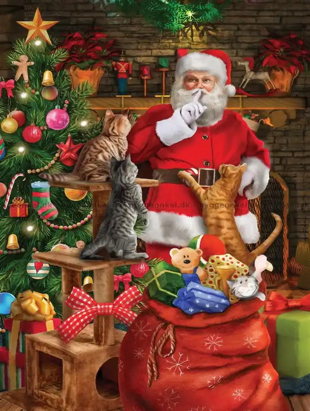 Erbjudande | Wood Katterna firar jul, 300 bitar