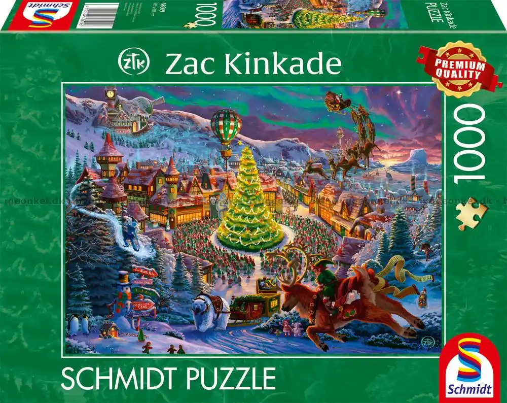 Ta chansen | Zac Kinkade Norrsken dansar över julgranen, 1000 bitar