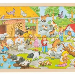 Zoo Barn - Rampussel, 48 bitar - Trygg betalning