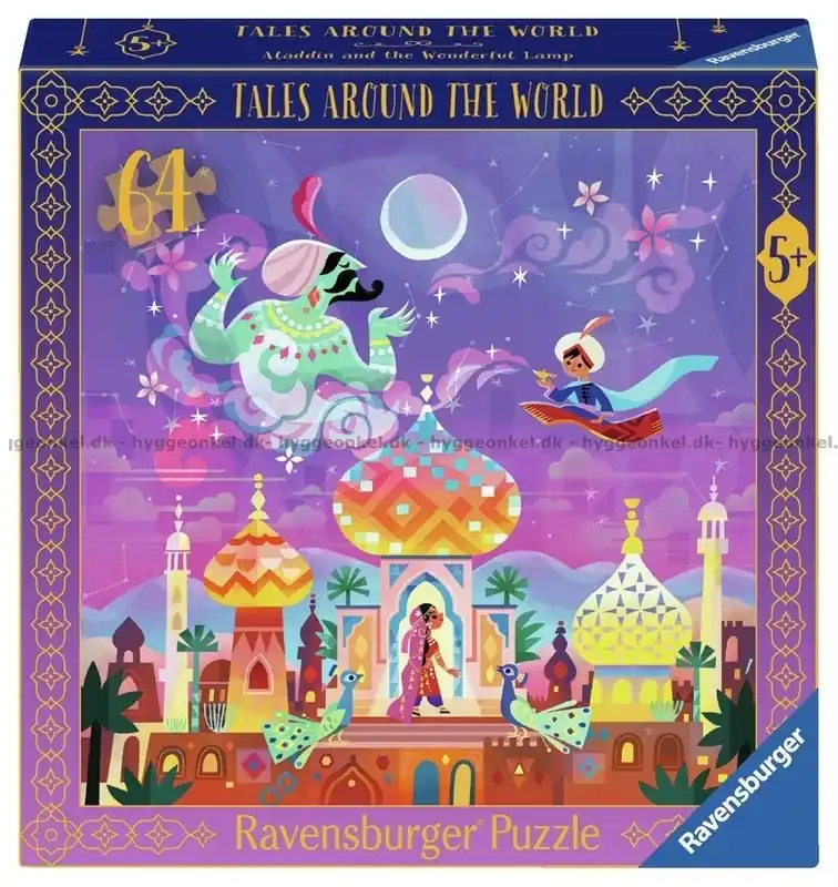 Äventyr från hela världen Aladdin och den magiska lampan, 64 bitar - Premium