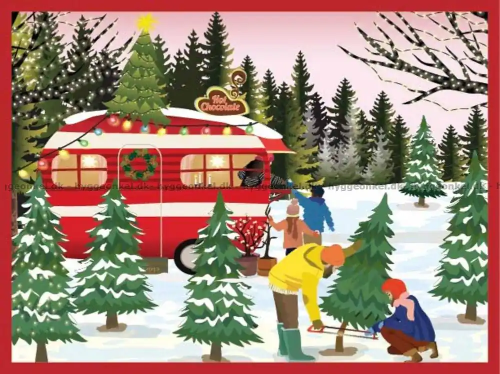 Årets julgran ska hittas, 300 bitar - Enkel beställning