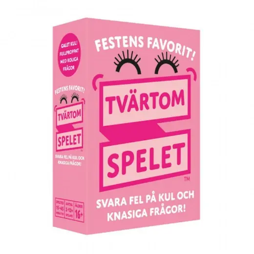 Tvärtomspelet - Festens favorit! - Snart slut