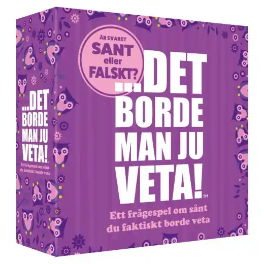 Det borde man ju veta - Sant eller Falskt | Sänkt pris