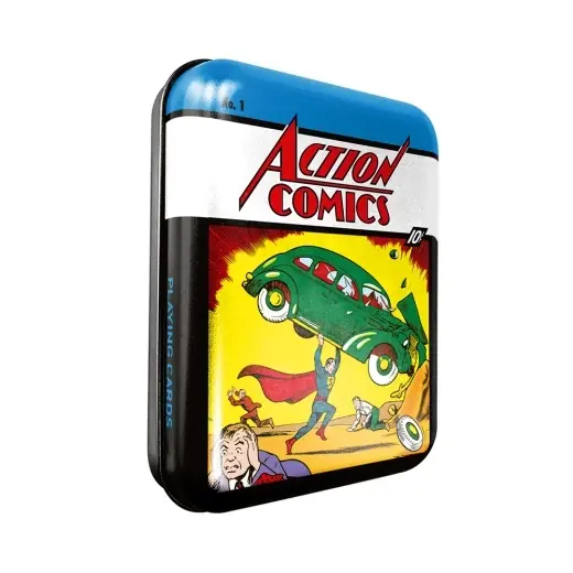 Rabatt | Kortlek DC Comics Tins Action Comics 1 Box