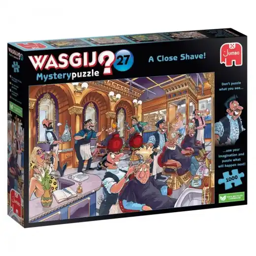 Wasgij? Mystery 27 - A Close Shave! 1000 Bitar - Premiumkvalitet