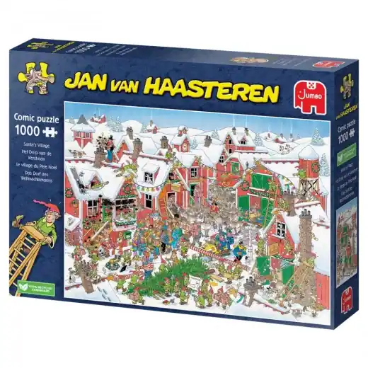 Bra pris - Jan van Haasteren Pussel Santa‘s Village 1000 Bitar