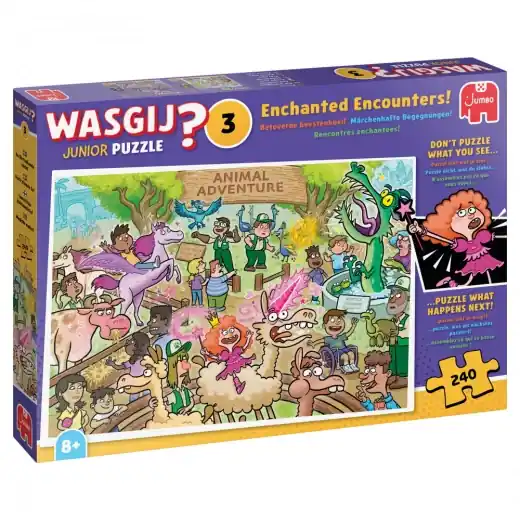 Wasgij? Junior 3 - Enchanted Encounters! 240 Bitar | Fynd