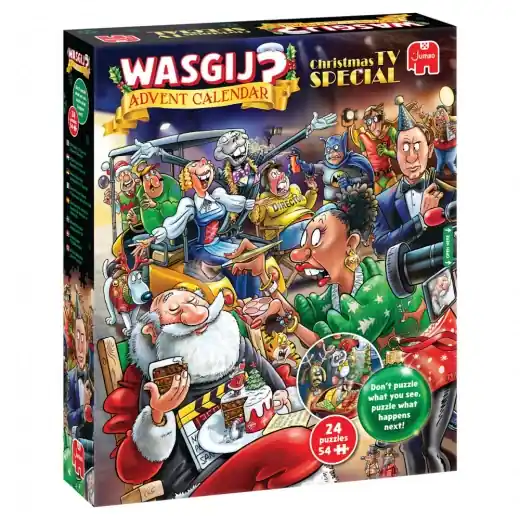 Prisnedsättning | Wasgij? Adventskalender - Christmas TV Special! 24 x 54 Bitar