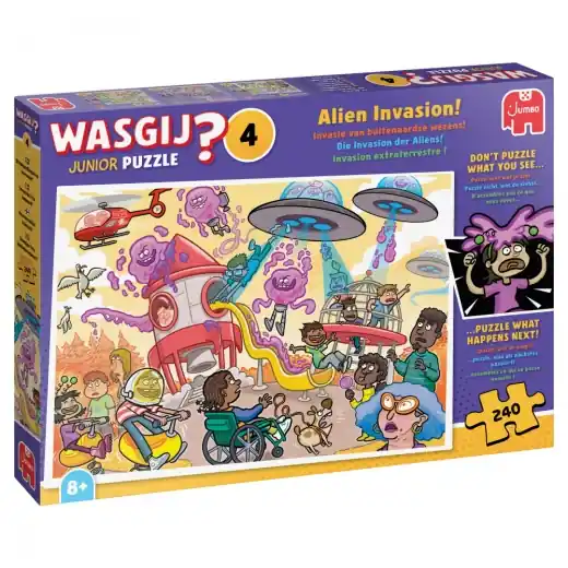 Wasgij? Junior 4 - Alien Invasion! 240 Bitar - Kampanjen går snart ut