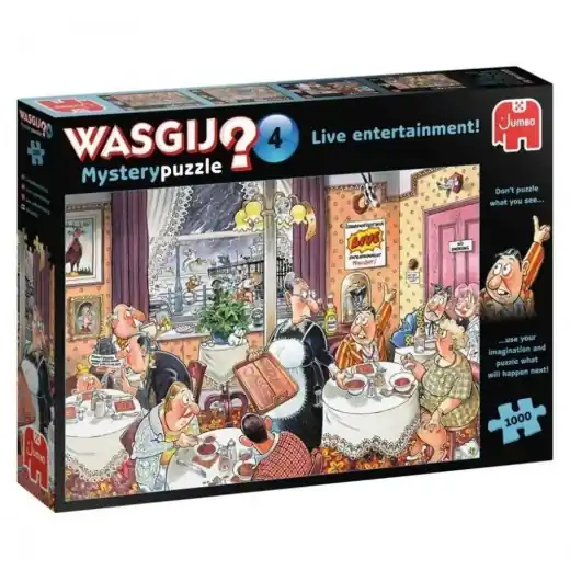 Wasgij? Mystery 4 Live entertainment 1000 Bitar | Spara nu