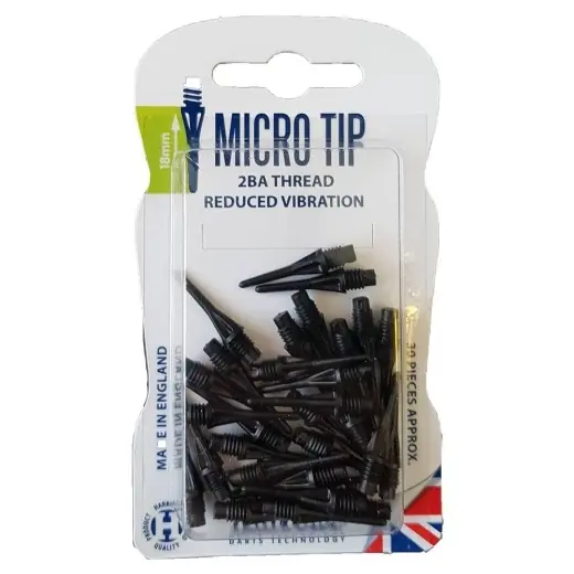 Kundernas favorit | Harrows Micro Softtips 30pcs - svart
