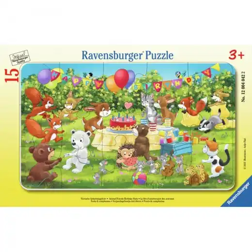 Ravensburger Rampussel Djurens födelsedags kalas 15 Bitar - Ny lansering