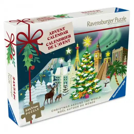 Populär - Ravensburger Pussel - Adventskalender Christmas Around the World 24 x 54 Bitar