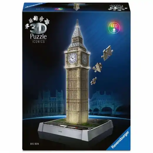 Nyhet | Ravensburger Iconics Big Ben LED 235 Bitar