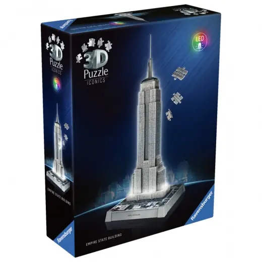 Passa på - Ravensburger Iconics Empire State Building LED 216 Bitar