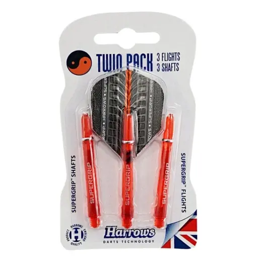 Harrows Twin Pack Flights & Shafts Orange - Populärt just nu
