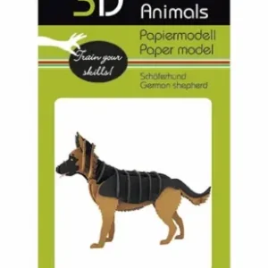3D papperspussel, Schäferhund - Rabatter