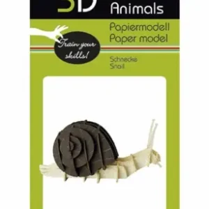 3D papperspussel, Snigel - Extra bra pris