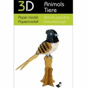 3D papperspussel, Paradisfågel - Nästan slut