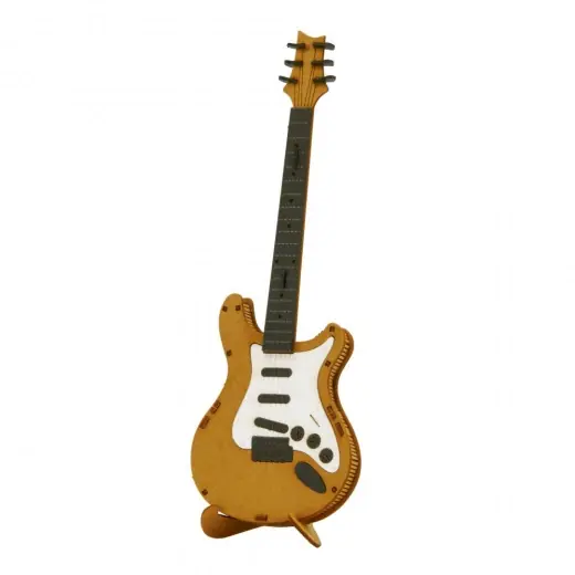 3D papperspussel, Elgitarr - Rabatter