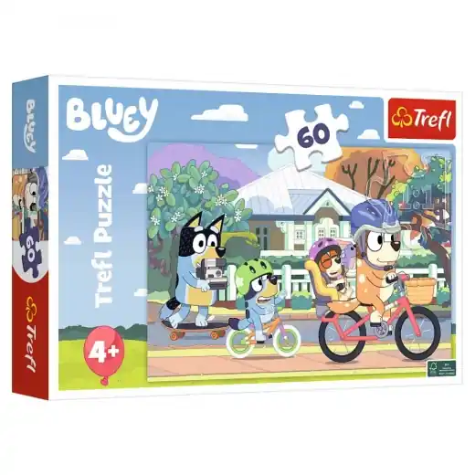 Beställ direkt - Trefl Pussel Lycklig Bluey 60 Bitar