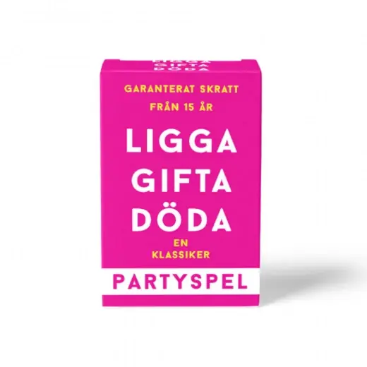 Ligga Gifta Döda - Partyspel - Bara idag