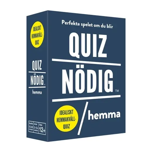 Quiznödig - Hemma | Kanonerbjudande