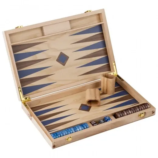 Rekommenderas | Engelhart Backgammon Large Blå & Brun