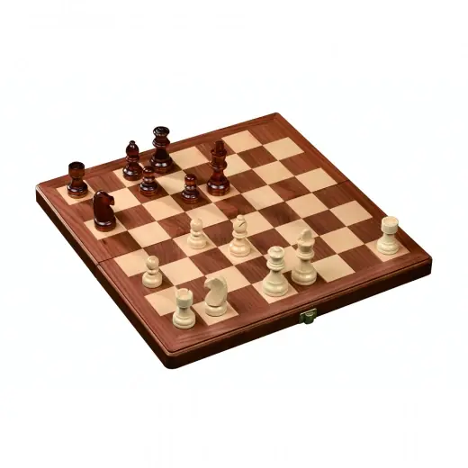 Chess Set Walnut (42mm) - I lager