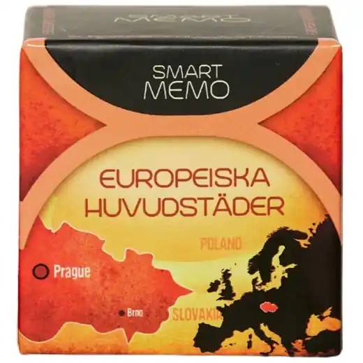 Smart Memo Europeiska Huvudstäder - Nedsatt pris